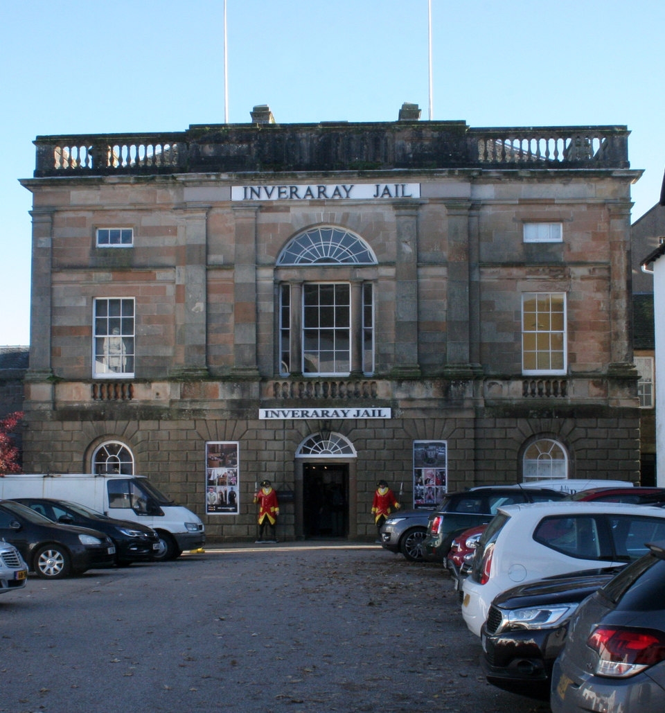 Outside of the Inveraray Jail building