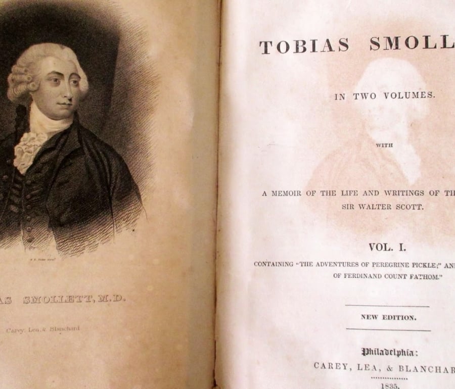 a book called tobias smollett